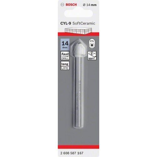  CYL-9 SoftCeramic Bohrer Bosch Fliesenbohrer CYL-9 Ceramic, für Dreh- und Schlagbohrer 12370328