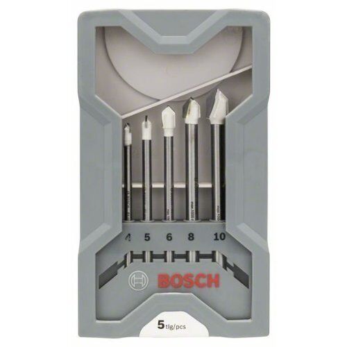 CYL-9 SoftCeramic Bohrer-Sets Bosch 5-tlg. CYL-9 Ceramic Fliesenbohrer-Set, 4–10 mm, für Dreh- und Schlagbohrer 12370340