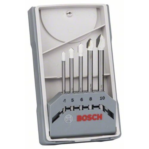  CYL-9 SoftCeramic Bohrer-Sets Bosch 5-tlg. CYL-9 Ceramic Fliesenbohrer-Set, 4–10 mm, für Dreh- und Schlagbohrer 12370340