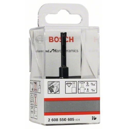  Diamantbohrer Nassdiamantbohrer Diamond for HardCeramic Bosch Diamantnassbohrer Diamond for Hard Ceramics, für Bohrmaschinen 12370043