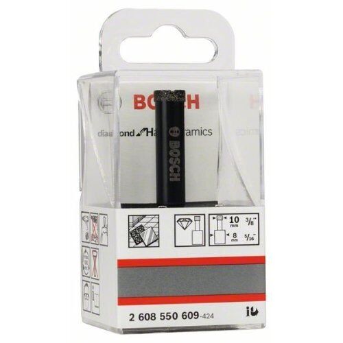  Diamantbohrer Nassdiamantbohrer Diamond for HardCeramic Bosch Diamantnassbohrer Diamond for Hard Ceramics, für Bohrmaschinen 12370044