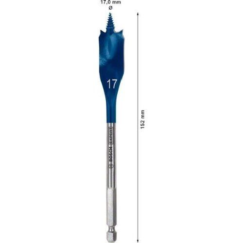  EXPERT SelfCut Speed Flachfräsbohrer Bosch EXPERT SelfCut Speed Flachfräsbohrer, 17 x 152 mm, für Bohrmaschinen 12370424