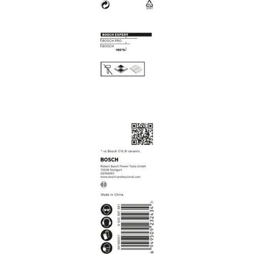  EXPERT HEX-9 HardCeramic Bohrer Bosch EXPERT HEX-9 HardCeramic Bohrer, 7 x 90 mm, für Dreh- und Schlagbohrer 12370316