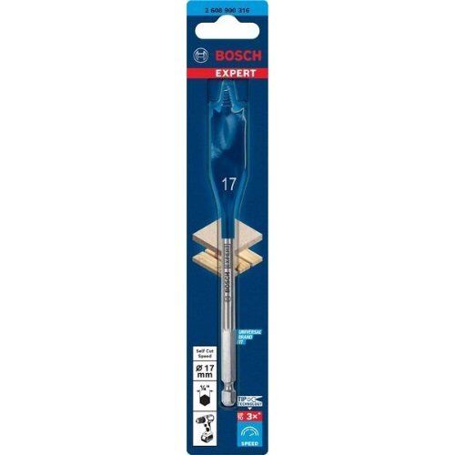  EXPERT SelfCut Speed Flachfräsbohrer Bosch EXPERT SelfCut Speed Flachfräsbohrer, 17 x 152 mm, für Bohrmaschinen 12370424