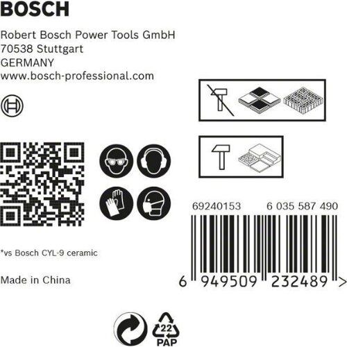  EXPERT HEX-9 HardCeramic Bohrer-Sets Bosch EXPERT HEX-9 HardCeramic Bohrer Mixed Set, 6 mm, 5-tlg., für Dreh- und Schlagbohrer 12370335