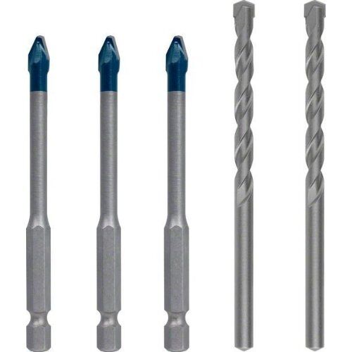  EXPERT HEX-9 HardCeramic Bohrer-Sets Bosch EXPERT HEX-9 HardCeramic Bohrer Mixed Set, 6 mm, 5-tlg., für Dreh- und Schlagbohrer 12370335