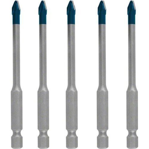  Bohrer-Sets EXPERT HEX-9 HardCeramic Bohrer-Sets Bosch EXPERT HEX-9 HardCeramic Dachziegel-Bohrer-Set, 5 mm, 5-tlg., für Dreh- und Schlagbohrer 12370336