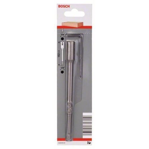  Verlängerungsstangen für Flachfräsbohrer, 1/4-Zoll Bosch Verlängerung 1/4" Sechskantschaft für Flachfräsbohrer Self Cut Speed, für Dreh- und Schlagbohrer 12370592