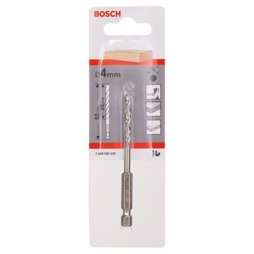  Holzspiralbohrer mit Sechskantschaft Bosch Holzspiralbohrer, 1/4"-Sechskantschaft, für Dreh- und Schlagbohrer 12370577