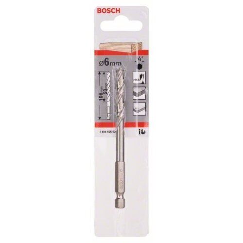  Holzspiralbohrer mit Sechskantschaft Bosch Holzspiralbohrer, 1/4"-Sechskantschaft, für Dreh- und Schlagbohrer 12370580