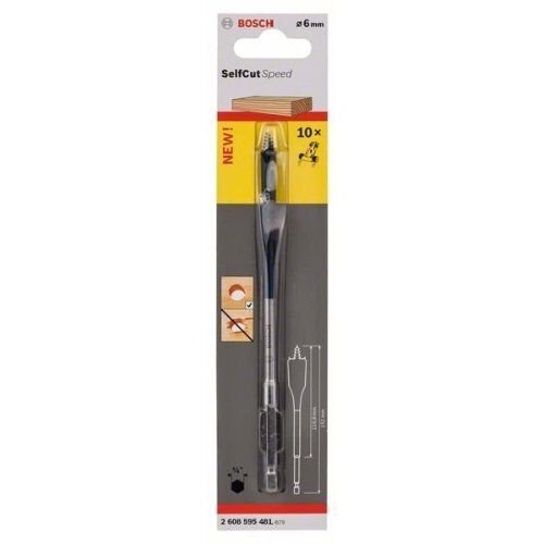 Flachfräsbohrer SelfCut Speed Bosch Flachfräsbohrer Self Cut Speed, Sechskant, für Dreh- und Schlagbohrer 12370647