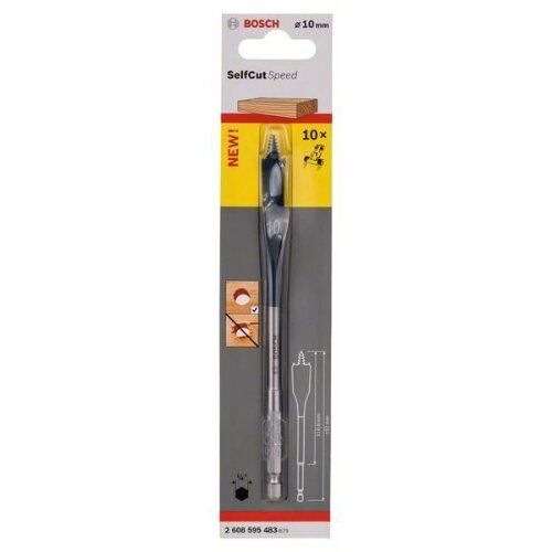  Flachfräsbohrer SelfCut Speed Bosch Flachfräsbohrer Self Cut Speed, Sechskant, für Dreh- und Schlagbohrer 12370631