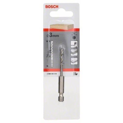  Holzspiralbohrer mit Sechskantschaft Bosch Holzspiralbohrer, 1/4"-Sechskantschaft, für Dreh- und Schlagbohrer 12370578