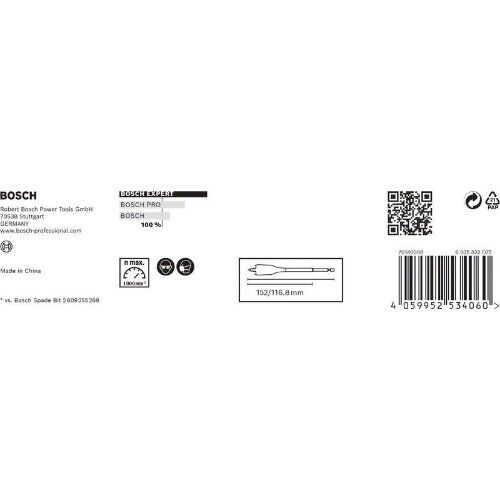  EXPERT SelfCut Speed Flachfräsbohrer-Sets Bosch EXPERT SelfCut Speed Flachfräsbohrer-Set, 14/16/18/20/22/24 mm, 6-tlg., für Bohrmaschinen 12370671
