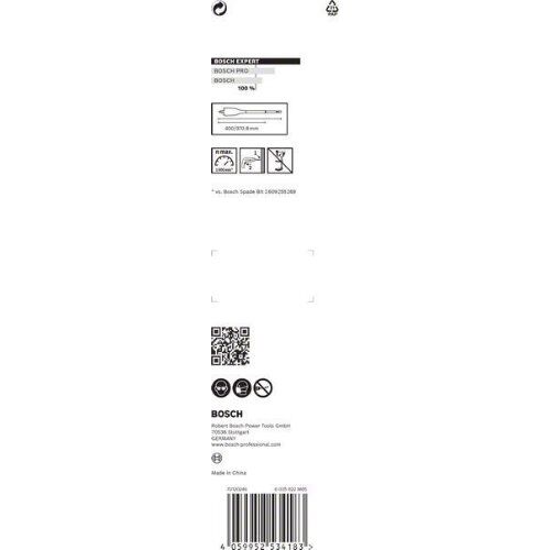  EXPERT SelfCut Speed Flachfräsbohrer Bosch EXPERT SelfCut Speed Flachfräsbohrer, 17 x 400 mm, für Bohrmaschinen 12370433