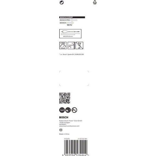  EXPERT SelfCut Speed Flachfräsbohrer Bosch EXPERT SelfCut Speed Flachfräsbohrer, 25 x 400 mm, für Bohrmaschinen 12370428