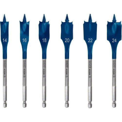  EXPERT SelfCut Speed Flachfräsbohrer-Sets Bosch EXPERT SelfCut Speed Flachfräsbohrer-Set, 14/16/18/20/22/24 mm, 6-tlg., für Bohrmaschinen 12370671