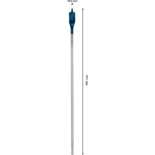  EXPERT SelfCut Speed Flachfräsbohrer Bosch EXPERT SelfCut Speed Flachfräsbohrer, 18 x 400 mm, für Bohrmaschinen 12370404