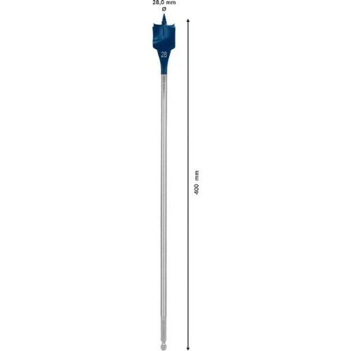  EXPERT SelfCut Speed Flachfräsbohrer Bosch EXPERT SelfCut Speed Flachfräsbohrer, 28 x 400 mm, für Bohrmaschinen 12370407