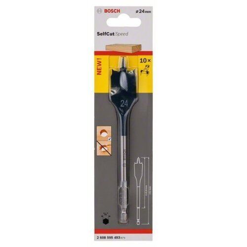  Flachfräsbohrer SelfCut Speed Bosch Flachfräsbohrer Self Cut Speed, Sechskant, für Dreh- und Schlagbohrer 12370615
