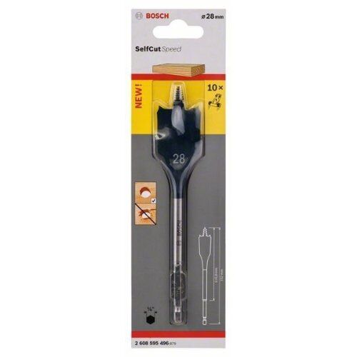  Flachfräsbohrer SelfCut Speed Bosch Flachfräsbohrer Self Cut Speed, Sechskant, für Dreh- und Schlagbohrer 12370658