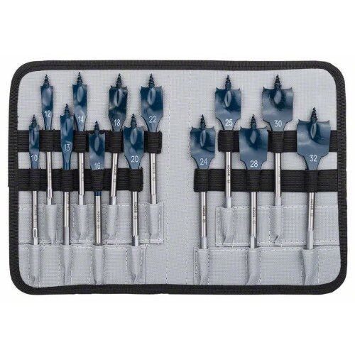  Flachfräsbohrer-Sets SelfCut Speed Bosch 13-tlg. Flachfräsbohrer-Set, SelfCut Speed, 10–32 mm, für Dreh- und Schlagbohrer 12370688