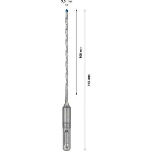  EXPERT SDS plus-7X Hammerbohrer Bosch EXPERT SDS-plus-7X Hammerbohrer, 3,5 x 100 x 165 mm, für Bohrhämmer 12370720