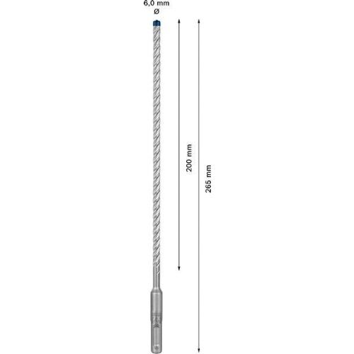  EXPERT SDS plus-7X Hammerbohrer Bosch EXPERT SDS-plus-7X Hammerbohrer, 6 x 200 x 265 mm, für Bohrhämmer 12370826