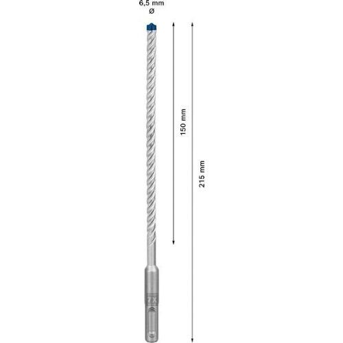  EXPERT SDS plus-7X Hammerbohrer Bosch EXPERT SDS-plus-7X Hammerbohrer, 6,5 x 150 x 215 mm, für Bohrhämmer 12370737
