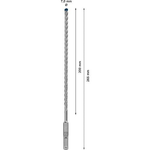  EXPERT SDS plus-7X Hammerbohrer Bosch EXPERT SDS-plus-7X Hammerbohrer, 7 x 200 x 265 mm, für Bohrhämmer 12370830