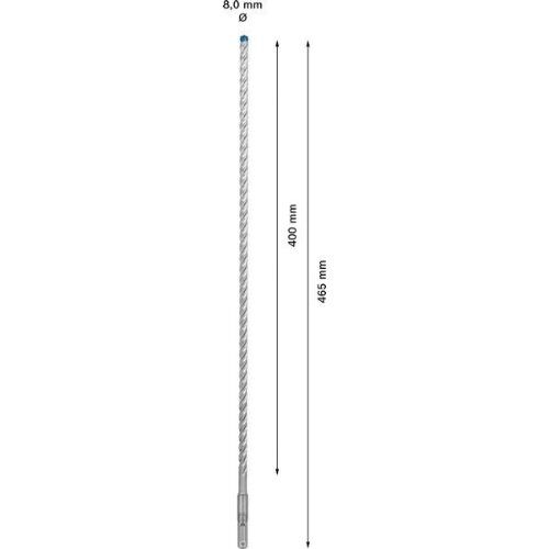  EXPERT SDS plus-7X Hammerbohrer Bosch EXPERT SDS-plus-7X Hammerbohrer, 8 x 400 x 465 mm, für Bohrhämmer 12370756