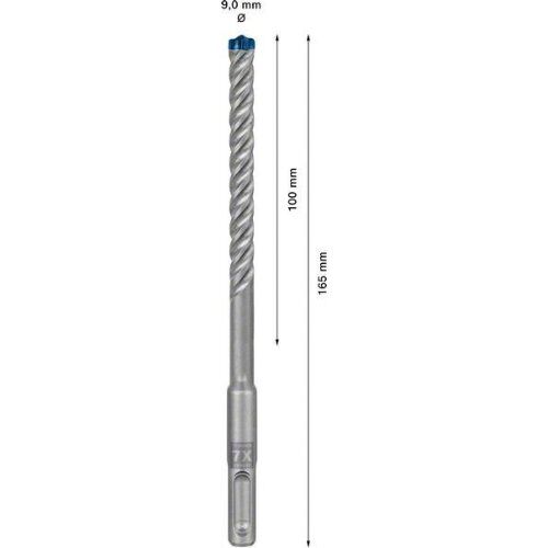  EXPERT SDS plus-7X Hammerbohrer Bosch EXPERT SDS-plus-7X Hammerbohrer, 9 x 100 x 165 mm, für Bohrhämmer 12370733