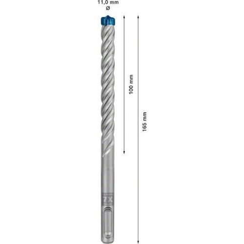  EXPERT SDS plus-7X Hammerbohrer Bosch EXPERT SDS-plus-7X Hammerbohrer, 11 x 100 x 165 mm, für Bohrhämmer 12370754