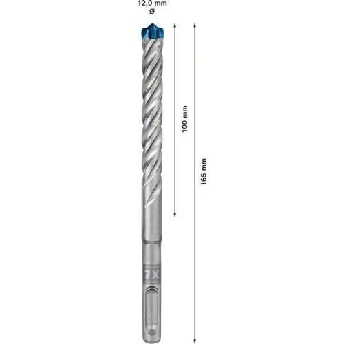  EXPERT SDS plus-7X Hammerbohrer Bosch EXPERT SDS-plus-7X Hammerbohrer, 12 x 100 x 165 mm, für Bohrhämmer 12370801