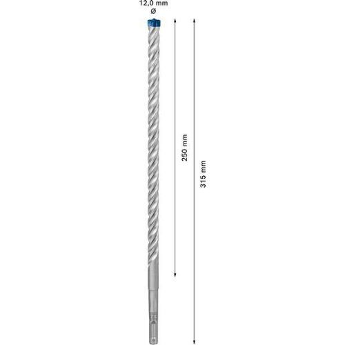  EXPERT SDS plus-7X Hammerbohrer Bosch EXPERT SDS-plus-7X Hammerbohrer, 12 x 250 x 315 mm, für Bohrhämmer 12370721