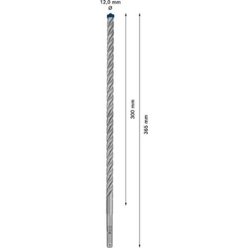  EXPERT SDS plus-7X Hammerbohrer Bosch EXPERT SDS-plus-7X Hammerbohrer, 12 x 300 x 365 mm, für Bohrhämmer 12370732