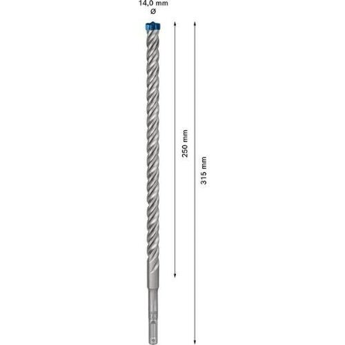 EXPERT SDS plus-7X Hammerbohrer Bosch EXPERT SDS-plus-7X Hammerbohrer, 14 x 250 x 315 mm, für Bohrhämmer 12370769
