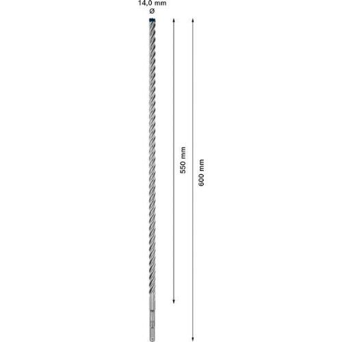  EXPERT SDS plus-7X Hammerbohrer Bosch EXPERT SDS-plus-7X Hammerbohrer, 14 x 550 x 600 mm, für Bohrhämmer 12370702