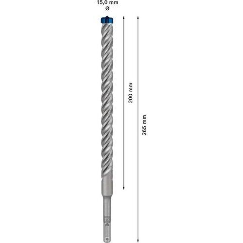  EXPERT SDS plus-7X Hammerbohrer Bosch EXPERT SDS-plus-7X Hammerbohrer, 15 x 200 x 265 mm, für Bohrhämmer 12370793
