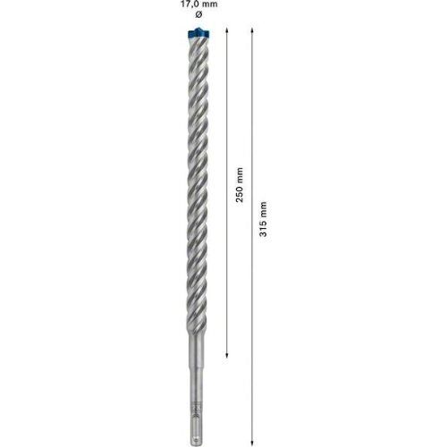  EXPERT SDS plus-7X Hammerbohrer Bosch EXPERT SDS-plus-7X Hammerbohrer, 17 x 250 x 315 mm, für Bohrhämmer 12370701
