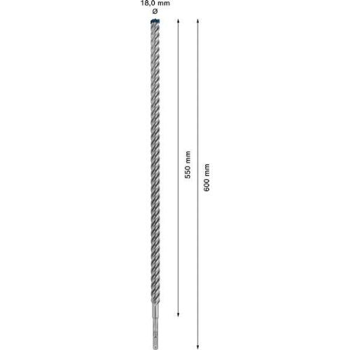  EXPERT SDS plus-7X Hammerbohrer Bosch EXPERT SDS-plus-7X Hammerbohrer, 18 x 550 x 600 mm, für Bohrhämmer 12370774