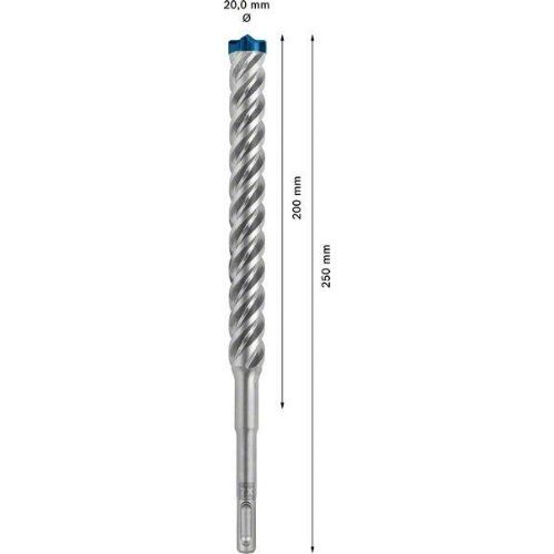  EXPERT SDS plus-7X Hammerbohrer Bosch EXPERT SDS-plus-7X Hammerbohrer, 20 x 200 x 250 mm, für Bohrhämmer 12370758
