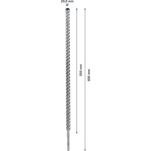  EXPERT SDS plus-7X Hammerbohrer Bosch EXPERT SDS-plus-7X Hammerbohrer, 20 x 550 x 600 mm, für Bohrhämmer 12370747