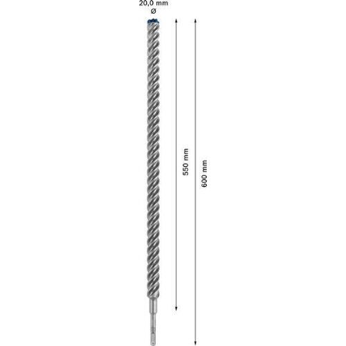  EXPERT SDS plus-7X Hammerbohrer Bosch EXPERT SDS-plus-7X Hammerbohrer, 25 x 550 x 600 mm, für Bohrhämmer 12370731