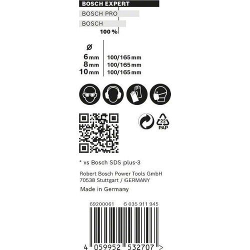  EXPERT SDS plus-7X Hammerbohrer-Sets Bosch EXPERT SDS-plus-7X Hammerbohrer-Set, 6/8/10 mm, 3-tlg., für Bohrhämmer 12371423