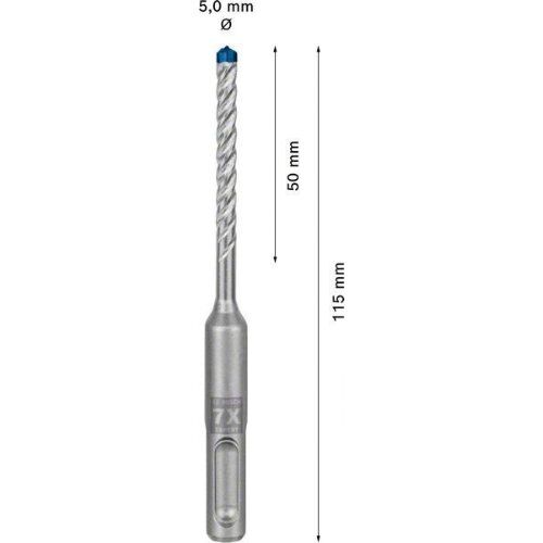  EXPERT SDS plus-7X Hammerbohrer Bosch EXPERT SDS-plus-7X Hammerbohrer, 5 x 50 x 115 mm, 10-tlg., für Bohrhämmer 12370768
