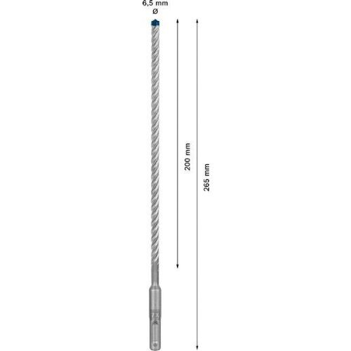  EXPERT SDS plus-7X Hammerbohrer Bosch EXPERT SDS-plus-7X Hammerbohrer, 6,5 x 200 x 265 mm, 10-tlg., für Bohrhämmer 12370824