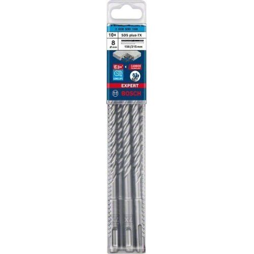  EXPERT SDS plus-7X Hammerbohrer Bosch EXPERT SDS-plus-7X Hammerbohrer, 8 x 150 x 215 mm, 10-tlg., für Bohrhämmer 12370821
