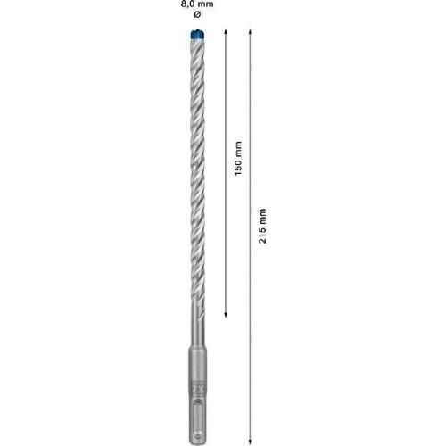  EXPERT SDS plus-7X Hammerbohrer Bosch EXPERT SDS-plus-7X Hammerbohrer, 8 x 150 x 215 mm, 10-tlg., für Bohrhämmer 12370821