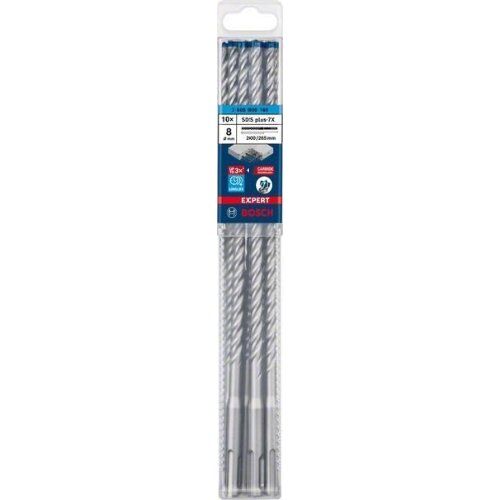  EXPERT SDS plus-7X Hammerbohrer Bosch EXPERT SDS-plus-7X Hammerbohrer, 8 x 200 x 265 mm, 10-tlg., für Bohrhämmer 12370699